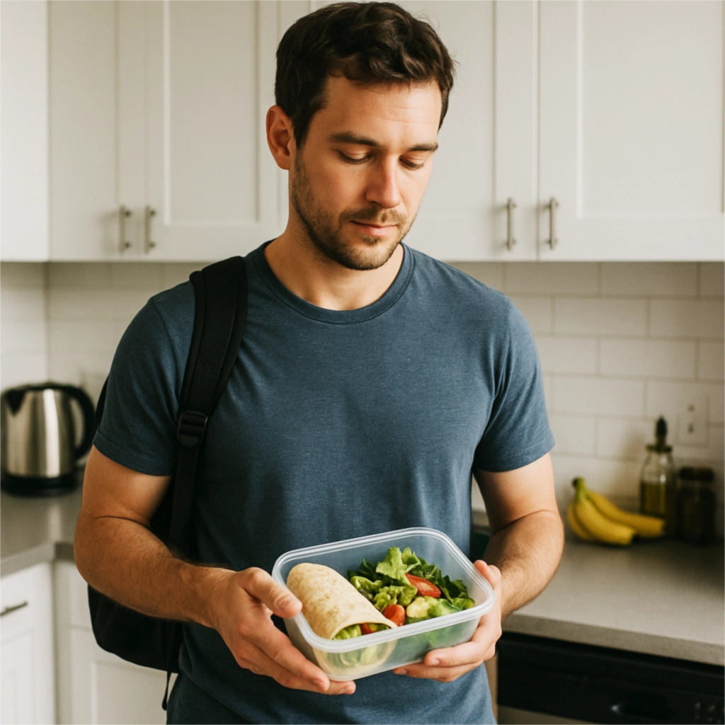 a simple plant-based meal, representing the ease and daily rhythm taught in the Doing Plant Based Kickstart